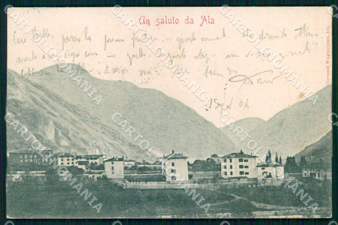 Trento Ala un saluto da cartolina WX7398 – fronte