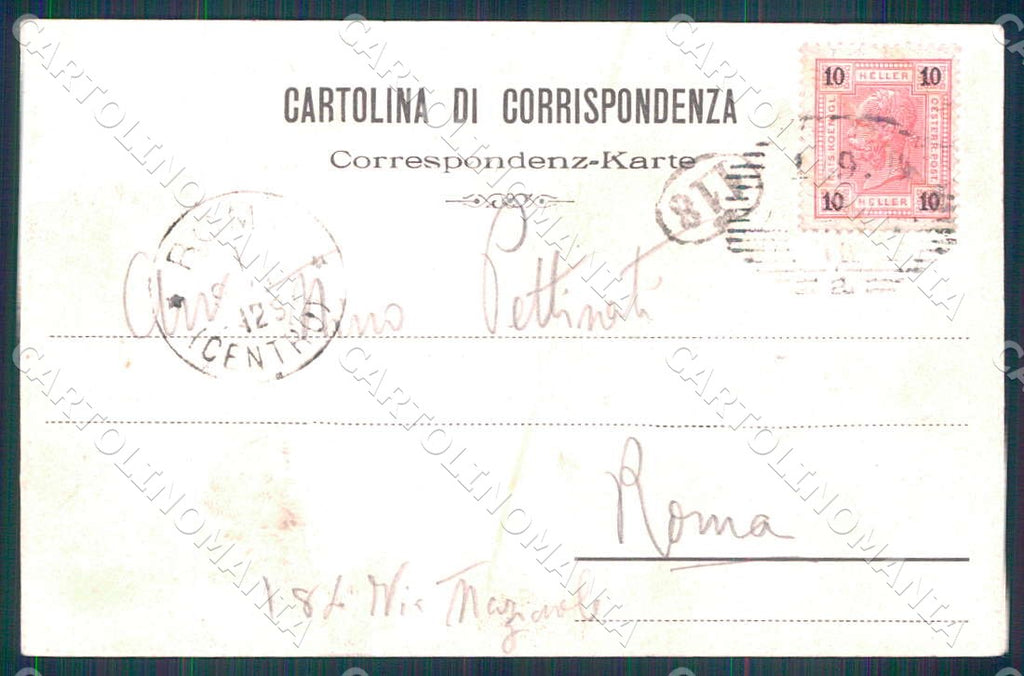 Trento Ala un saluto da cartolina WX7398 – retro