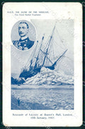 Duca degli Abruzzi Polar Exploration Queen's Hall London cartolina WX7400 – fronte