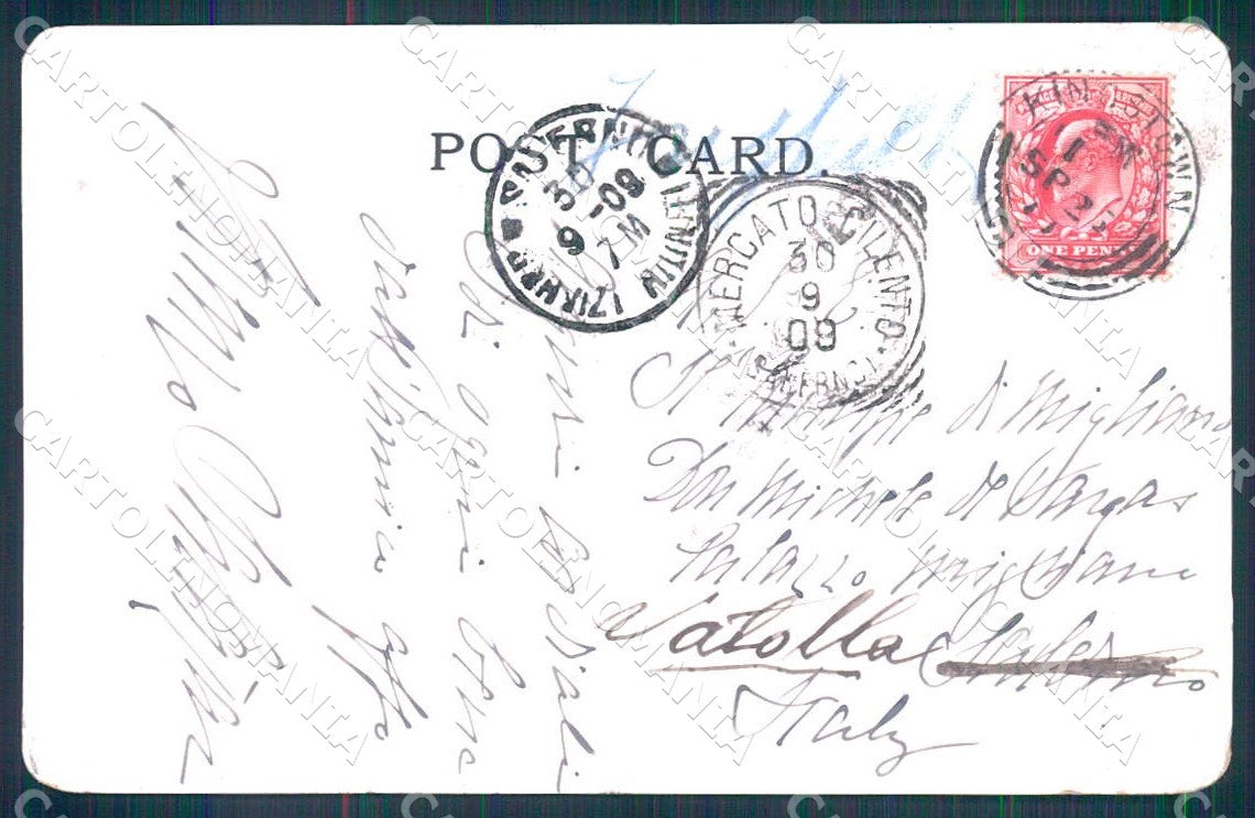 Duca degli Abruzzi Polar Exploration Queen's Hall London cartolina WX7400 – retro