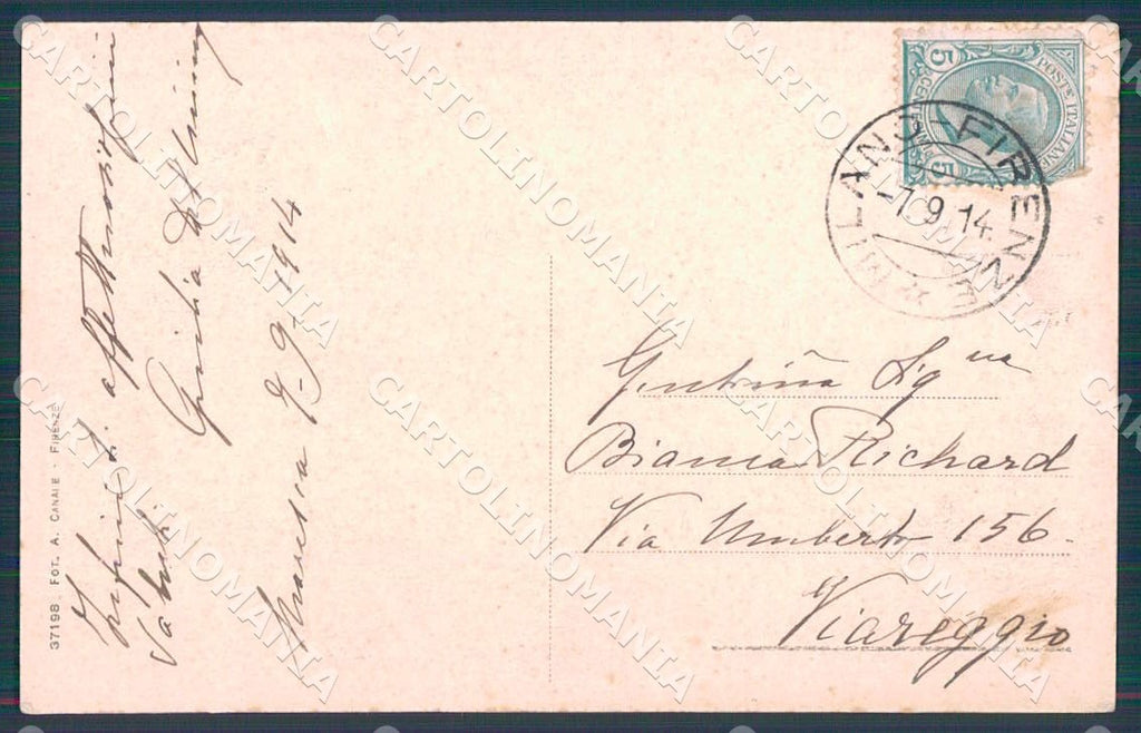 Pistoia San Marcello Maresca Ingresso Paese Pensione Iolanda cartolina WX7408 – retro