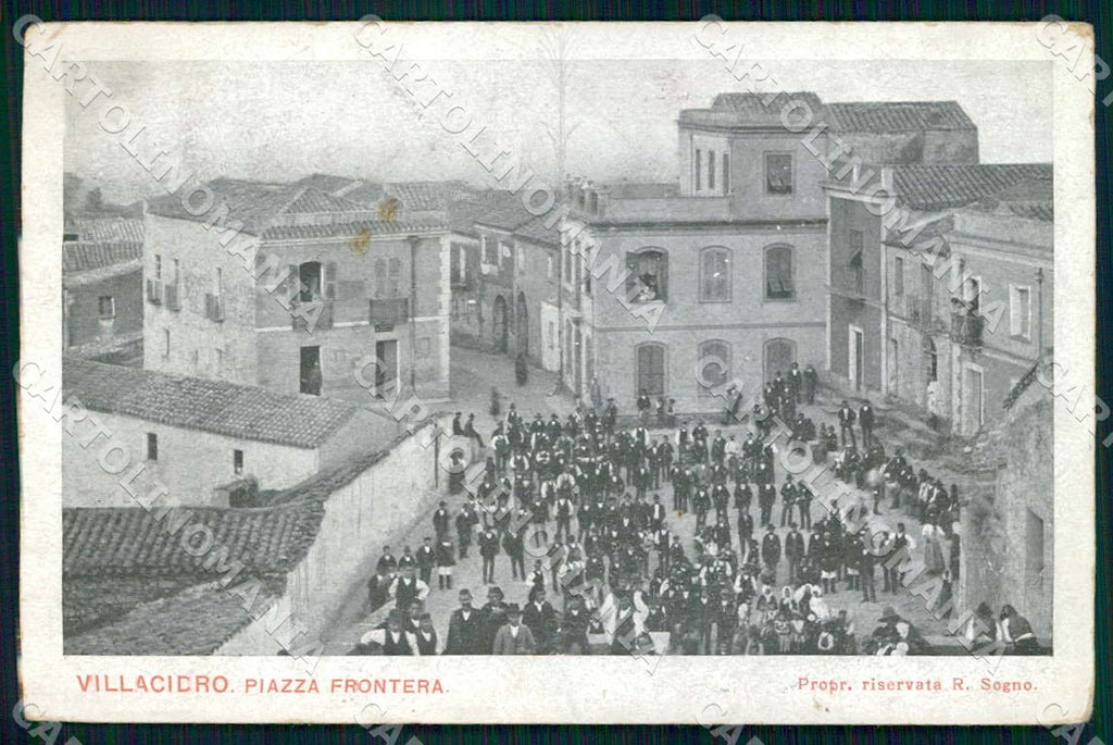 Cagliari Villacidro Piazza Frontera cartolina WX7416 – fronte
