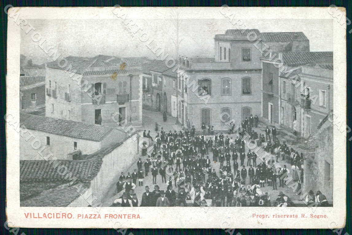 Cagliari Villacidro Piazza Frontera cartolina WX7416 – fronte