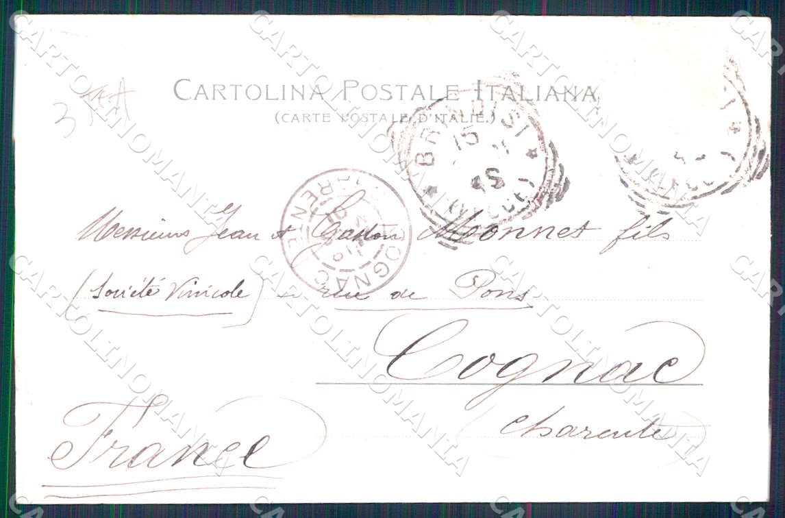 Brindisi Città Castello Barbarossa cartolina WX7424 – retro