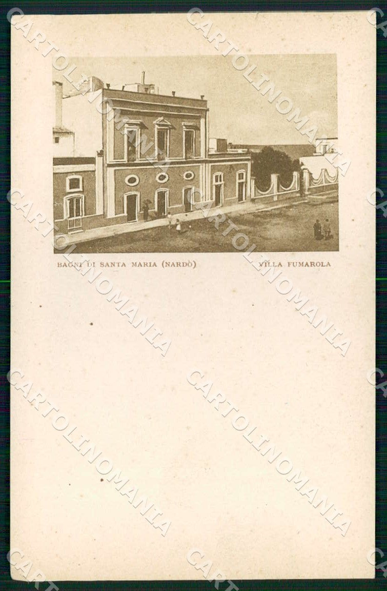 Lecce Nardò Bagni Santa Maria cartolina WX7428 – fronte
