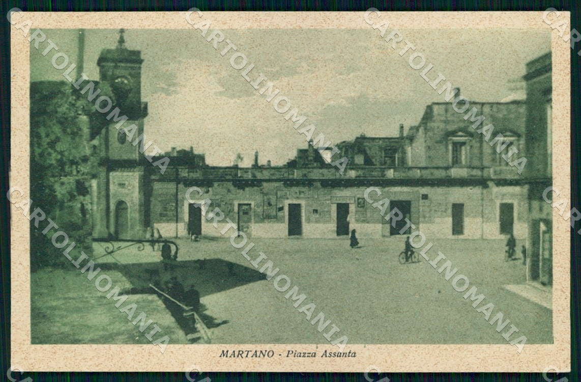 Lecce Martano Piazza Assunta cartolina WX7431 – fronte