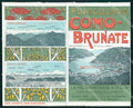 Como Brunate Funicolare Chiattone Art Nouveau Opuscolo 1899 13x16 WX7444 – fronte