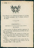 Regio Decreto N 5792 1888 Zollino Lecce Separazione Elettorale Soleto WX7447 – fronte