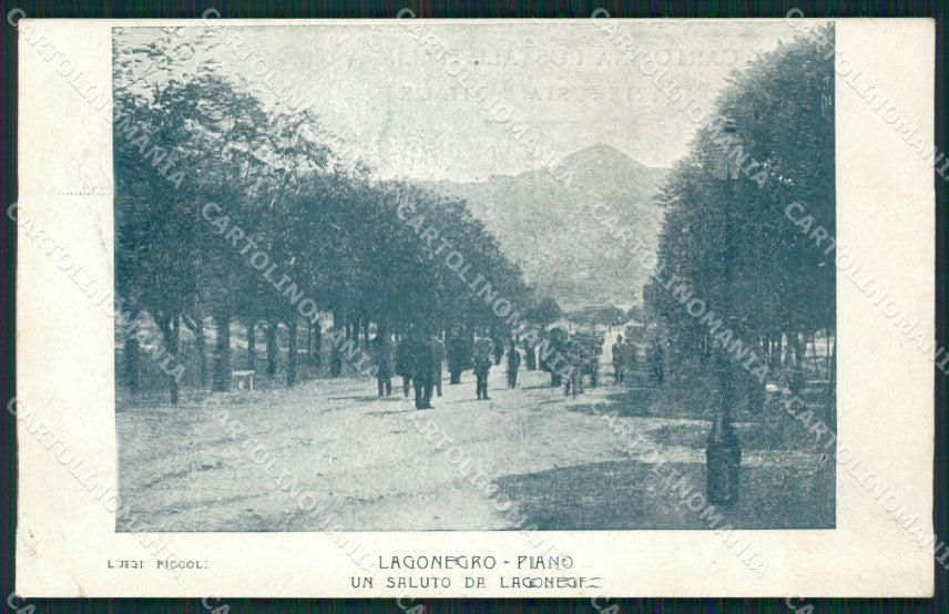 Potenza Lagonegro PIEGHINA cartolina XB0003 – fronte