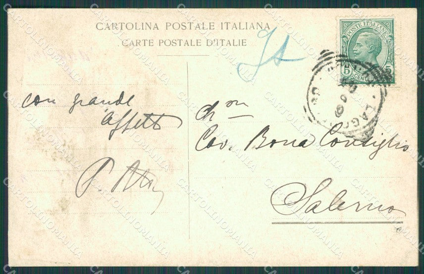 Potenza Lagonegro PIEGHINA cartolina XB0003 – retro