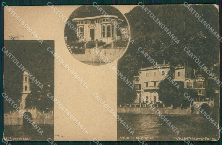 Como Urio Lago di Como PIEGA cartolina XB0023 – fronte