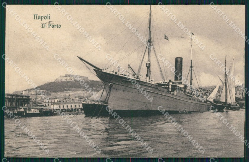 Napoli Città Nave cartolina XB0061 – fronte