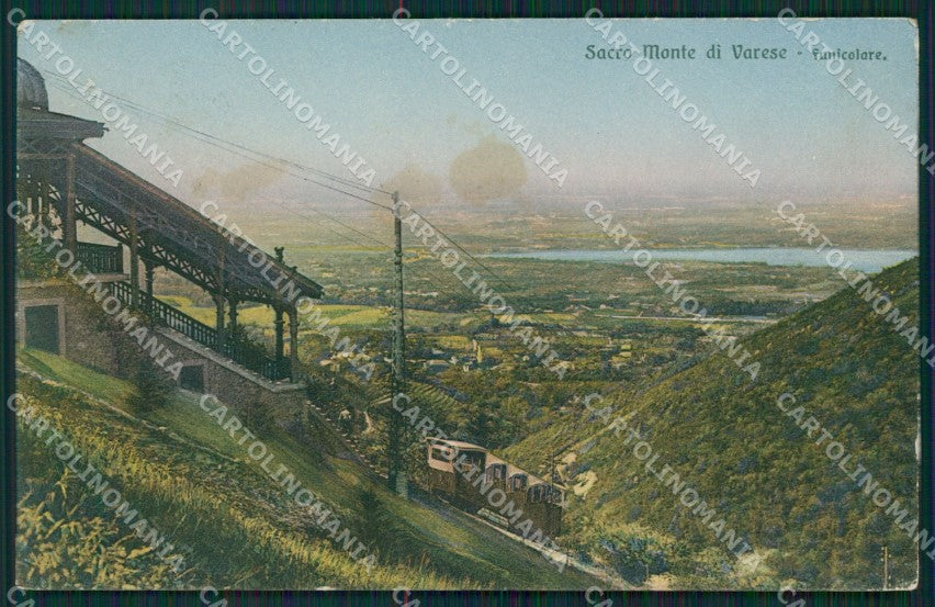 Varese Sacro Monte Funicolare cartolina XB0070 – fronte