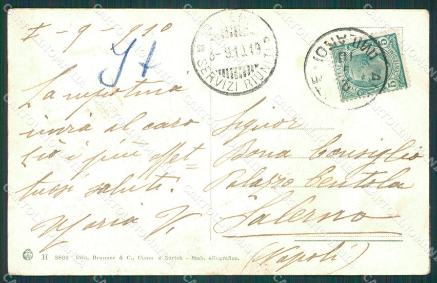 Varese Sacro Monte Funicolare cartolina XB0070 – retro