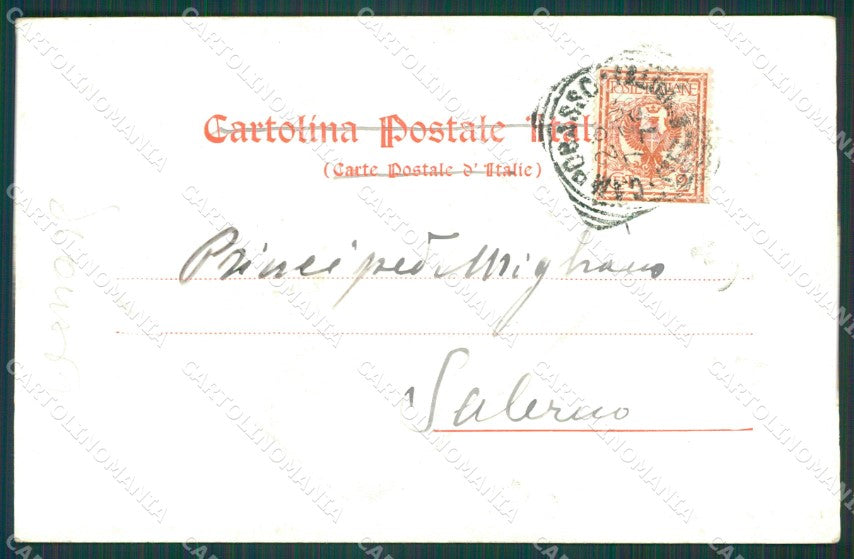 Campobasso Città SCOLLATA cartolina XB0086 – retro