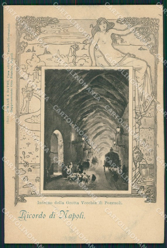 Napoli Pozzuoli Grotta Vecchia di cartolina XB0093 – fronte