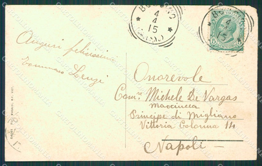 Salerno Buccino ANGOLINO STRAPPATO cartolina XB0116 – retro