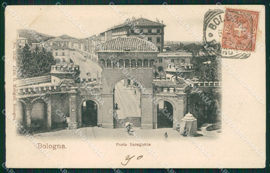 Bologna Città Porta Saragozza cartolina XB0160 – fronte