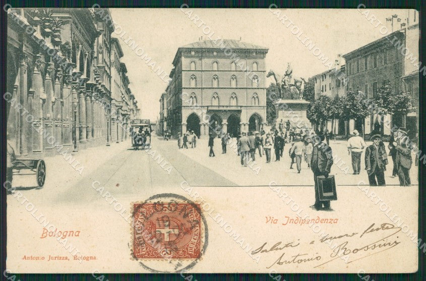 Bologna Città Carrozza cartolina XB0161 – fronte