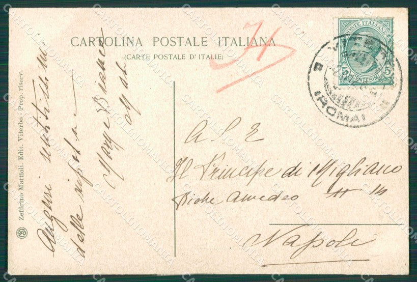 Viterbo Città cartolina XB0175 – retro