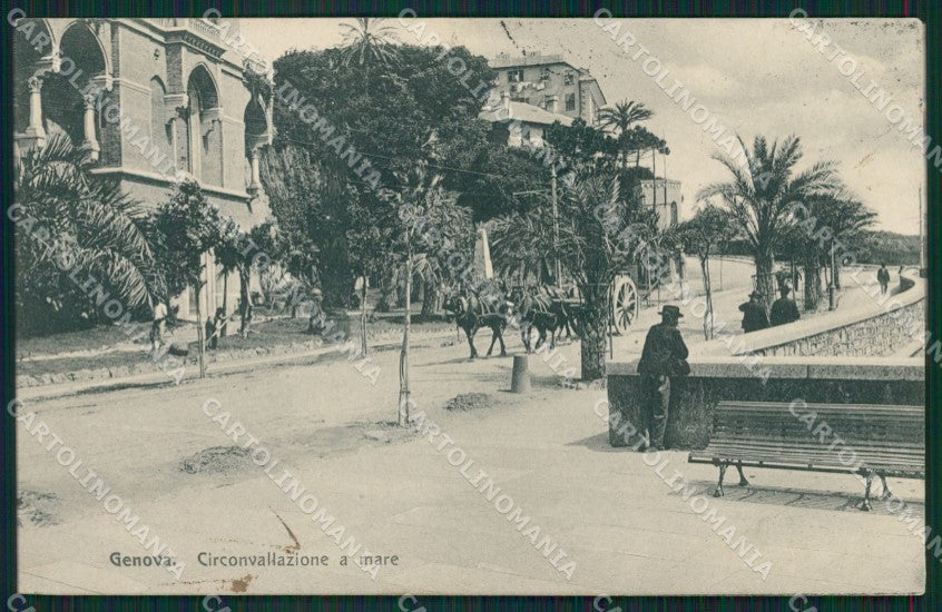 Genova Città Carretto cartolina XB0180 – fronte