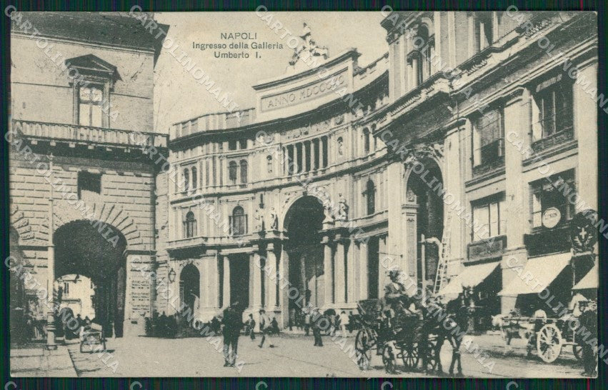 Napoli Città Carrozza cartolina XB0182 – fronte