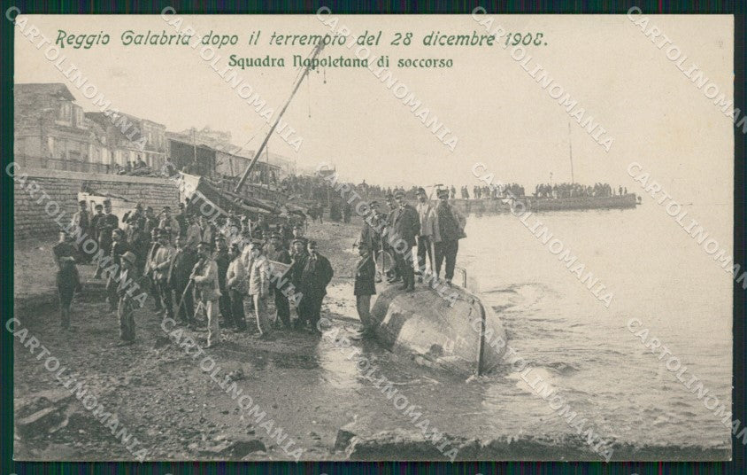 Reggio Calabria Città Terremoto 1908 cartolina XB0196 – fronte