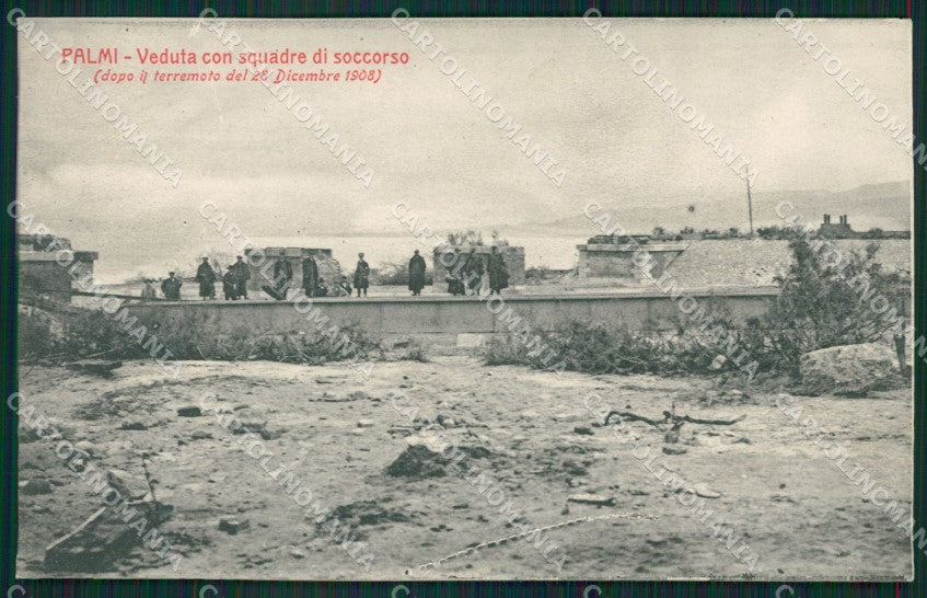 Reggio Calabria Palmi Terremoto 1908 cartolina XB0201 – fronte