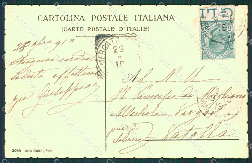 Napoli Città cartolina XB0242 – retro