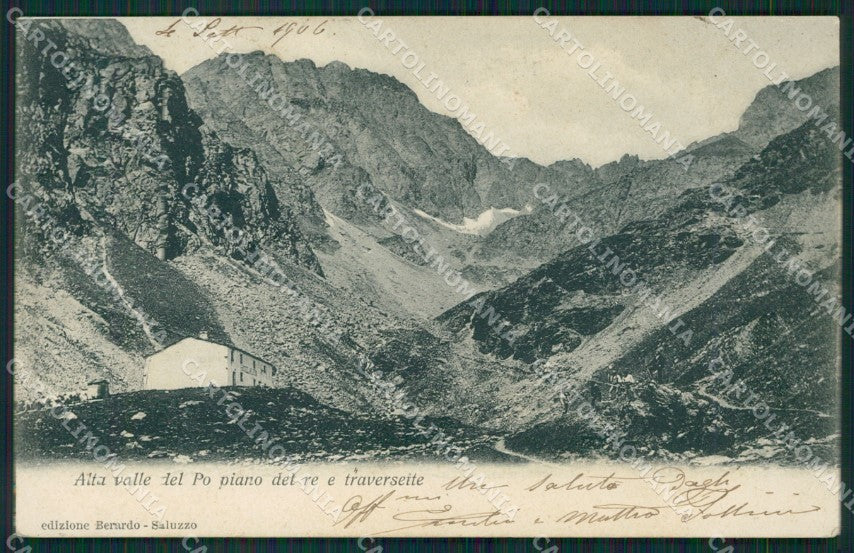 Cuneo Crissolo Pian del Re cartolina XB0244 – fronte