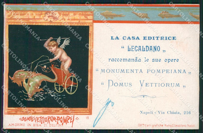 Napoli Città Pubblicitaria cartolina XB0262 – fronte