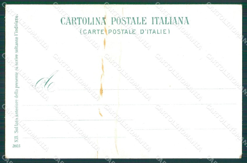 Napoli Città Vomero Sant'Elmo Congresso Rappresentanze cartolina XB0263 – retro