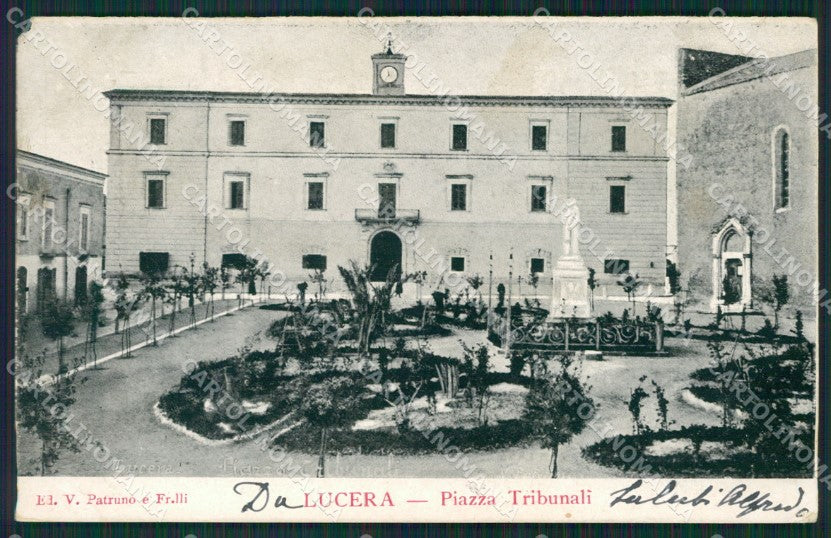 Foggia Lucera Tribunali ABRASA cartolina XB0309 – fronte