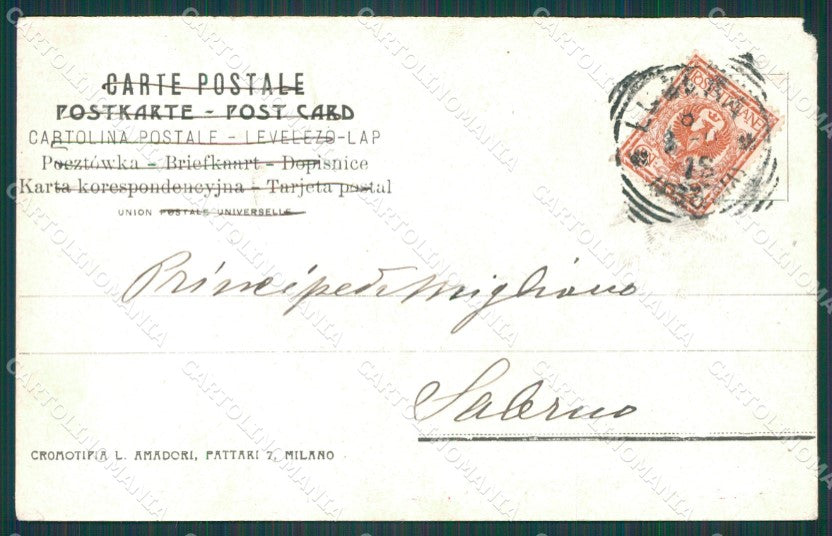 Foggia Lucera Tribunali ABRASA cartolina XB0309 – retro