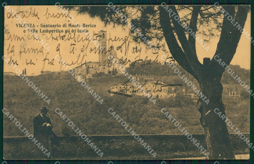Vicenza Città Santuario Monte Berico cartolina XB0324 – fronte