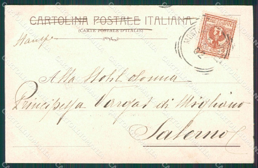 Salerno Montecorvino Rovella cartolina XB0328 – retro