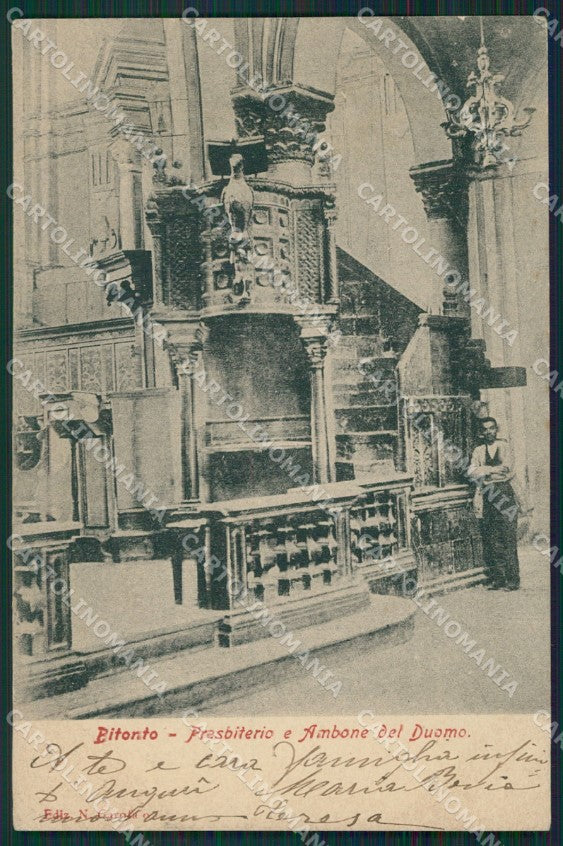 Bari Bitonto cartolina XB0339 – fronte