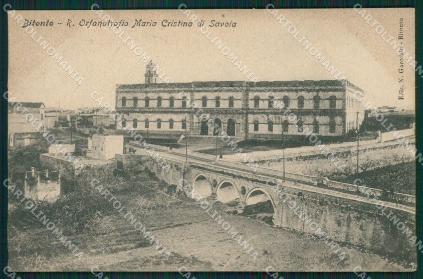 Bari Bitonto Orfanotrofio cartolina XB0342 – fronte