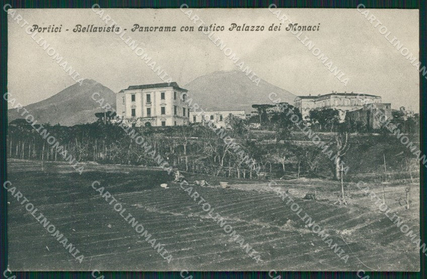 Napoli Portici Palazzo dei Monaci cartolina XB0399 – fronte