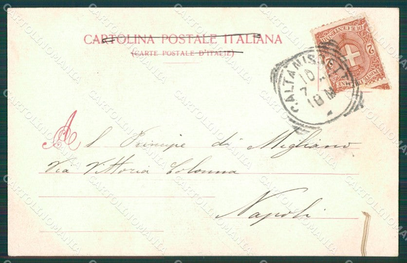 Caltanissetta Città cartolina XB0441 – retro