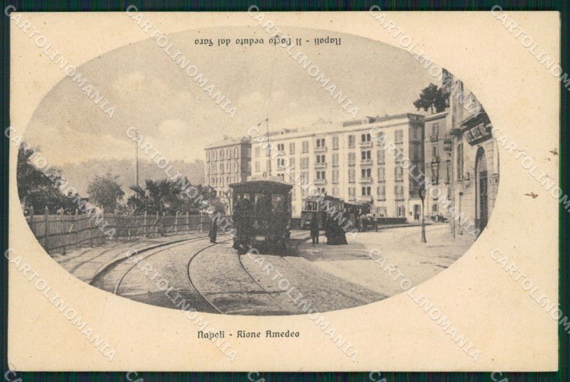 Napoli Città Tram cartolina XB0451 – fronte