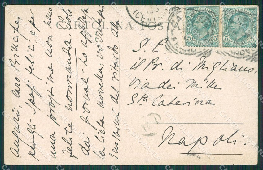 Catania Città Etna cartolina XB0452 – retro