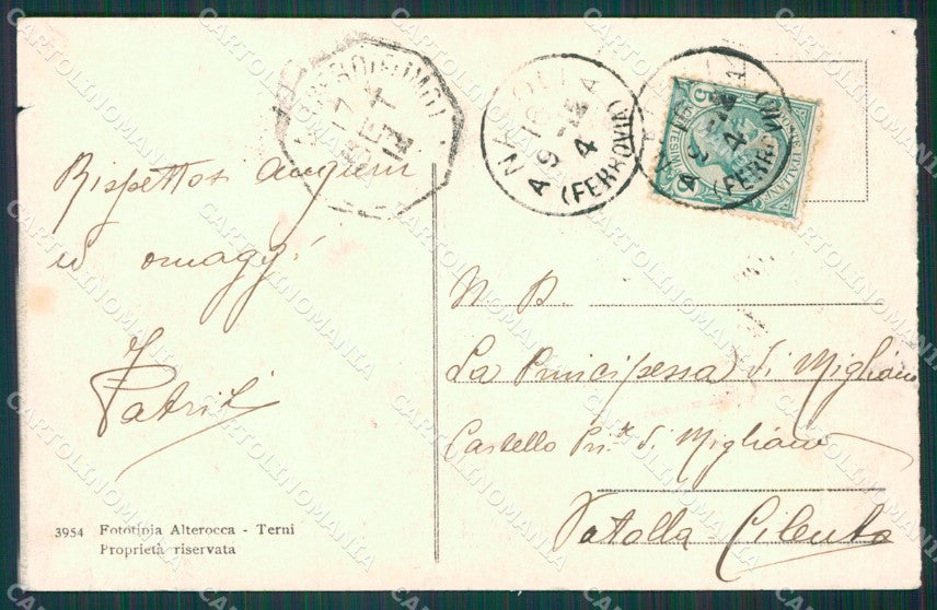 Napoli Nola Eremo di Camaldoli STRAPPINO cartolina XB0498 – retro