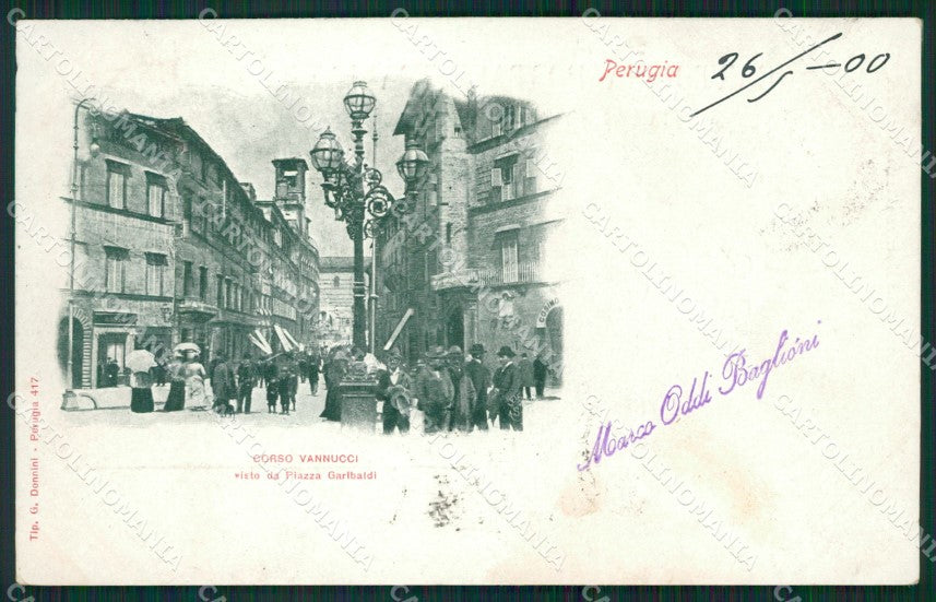 Perugia Città cartolina XB0509 – fronte