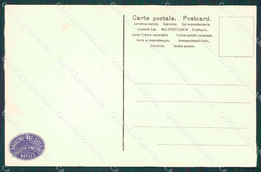 Messina Città Navi Scuola cartolina XB0581 – retro