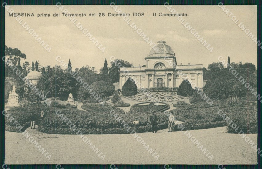 Messina Città Camposanto cartolina XB0583 – fronte