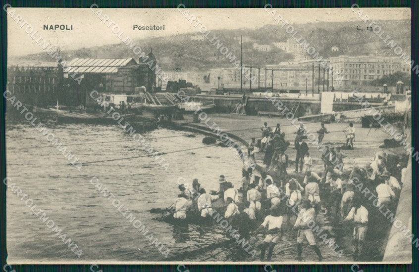 Napoli Città Pescatori cartolina XB0596 – fronte