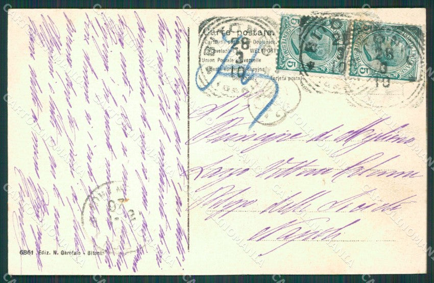 Bari Bitonto cartolina XB0629 – retro
