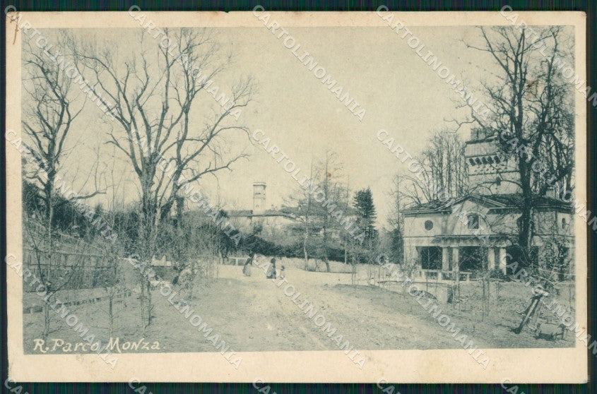 Milano Monza Parco di PIEGA cartolina XB0641 – fronte