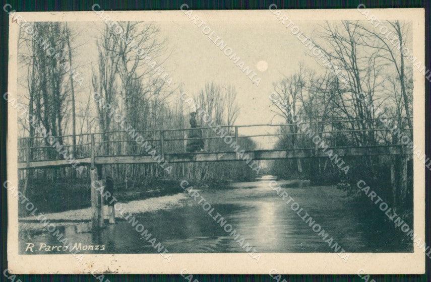 Milano Monza Parco di PIEGHINA cartolina XB0642 – fronte